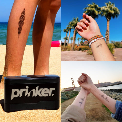 Introducing the Ultra Portable Prinker M Digital Temporary Tattoos with  One Stroke